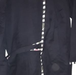 Black wrap belted with embellishments on boot and